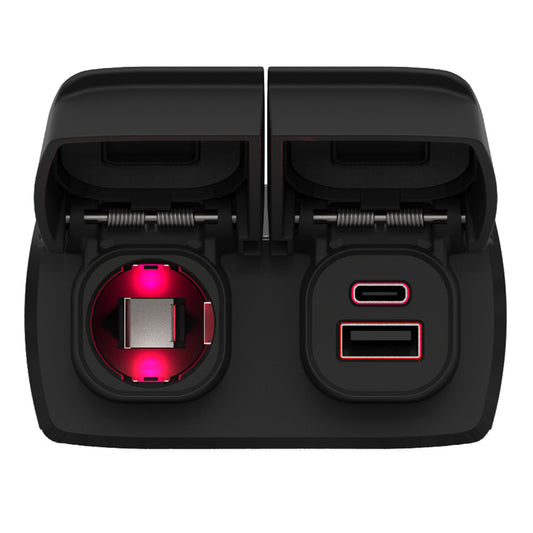 Scanstrut Flip Pro Duo USBA USBC w12V Power Socket SCMULTIF2