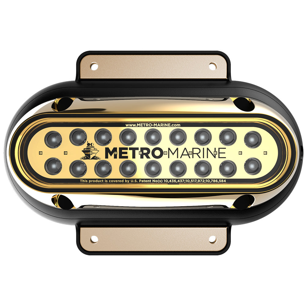 Metro Marine HighOutput Elongated Surface Mount Light wIntelligent Monochromatic LEDs Aqua 45 Beam FSME1HA345