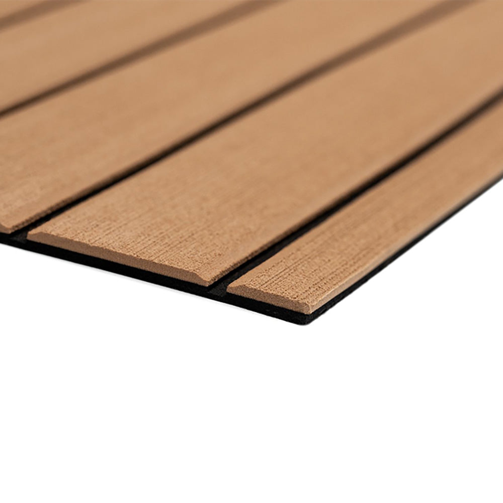 SeaDek 40 x 80 6mm Teak Full Sheet Brushed Texture MochaBlack 1016mm x 2032mm x 6mm 3227980093