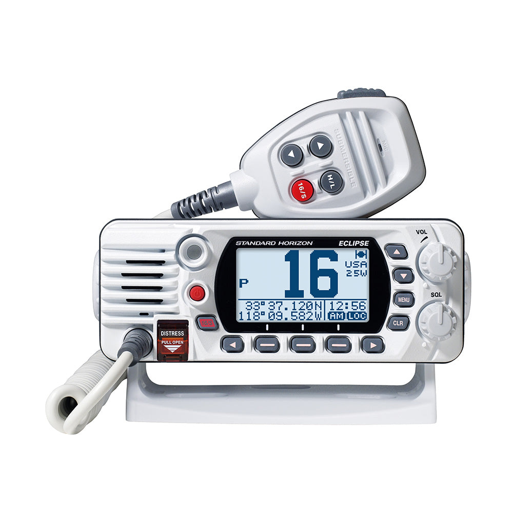 Standard Horizon GX1410GB Eclipse Series 25W Fixed Mount VHFGPS White GX1410GW