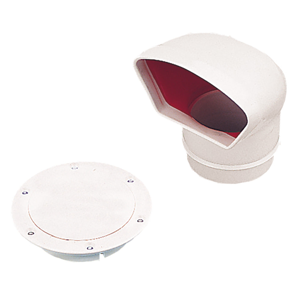 SeaDog Low Profile Cowl VentSnapOn Deck Plate Dip Molded PVC 7271303