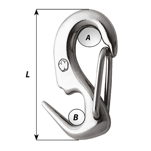 Wichard 516 Stainless Steel Sail Snap 2490W