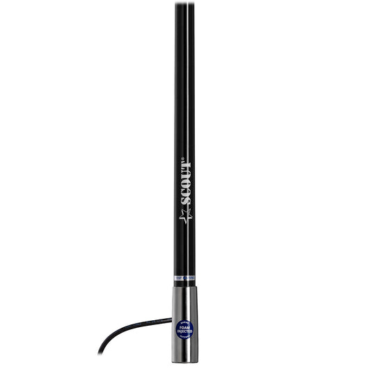 Scout Titan Series 4 Black AMFM Antenna Fiberglass PF AN NAMFM012T