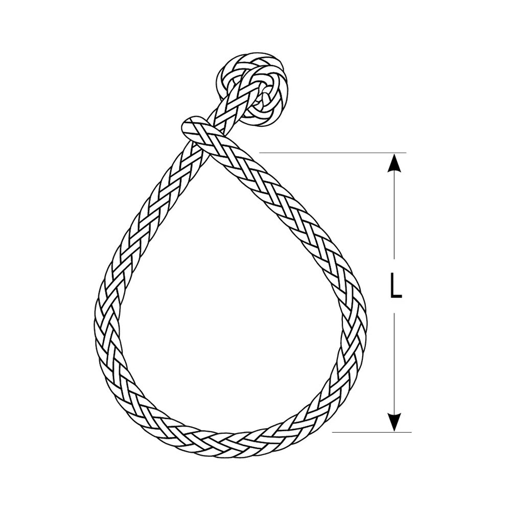 Ronstan Soft Shackle Size XXL 14mm x 100mm wRobline Line DSH14GRY