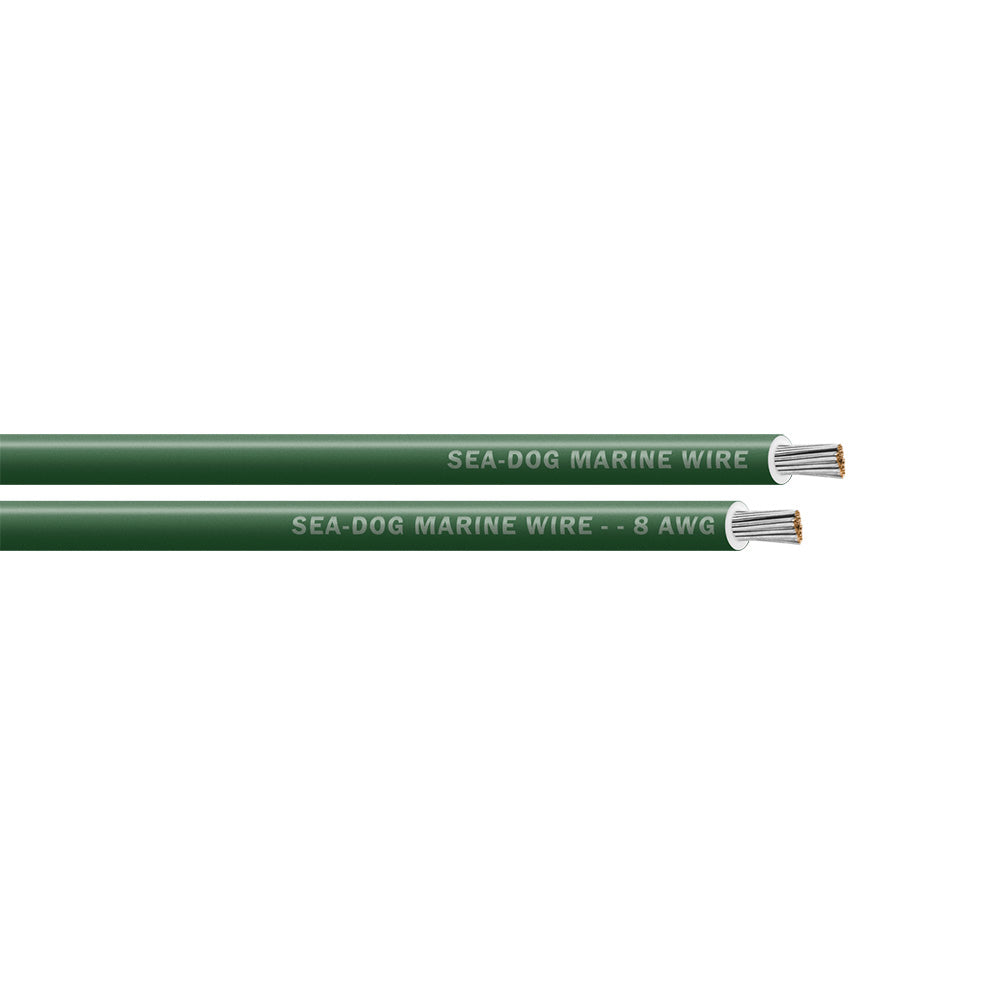 SeaDog 8 AWG Green Primary Wire 1000 8008049