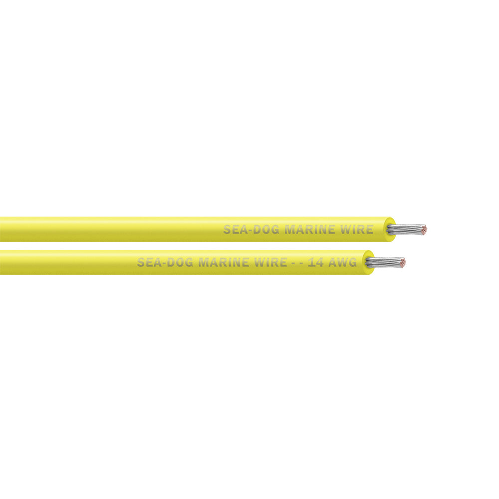 SeaDog 14 AWG Yellow Primary Wire 1000 8014039
