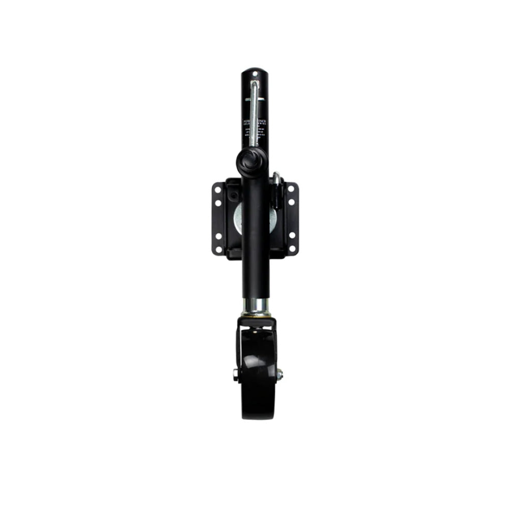 Powerwinch Select Series Jack 1200lb BoltOn Single Wheel Carbon Black 21400J1200B1BR