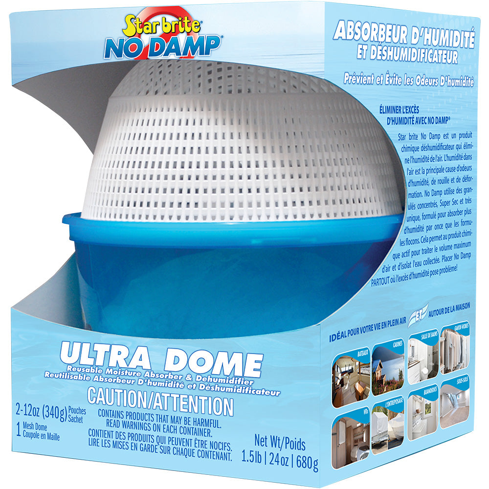 Star brite No Damp Ultra Dome Absorber Dehumidifier 24 oz 85460