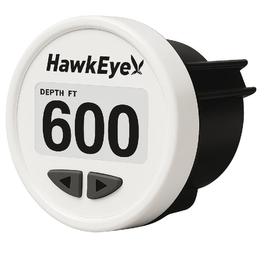 HawkEye DepthTrax Edge InDash Depth Finder HD Color Display 600 Max Depth TM Transducer DT3BXTM
