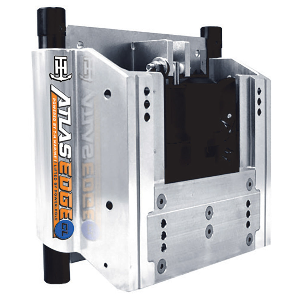 TH Marine ATLAS EDGE 14 Set Back Hydraulic Jack Plate Classic Silver AHJE14VDP