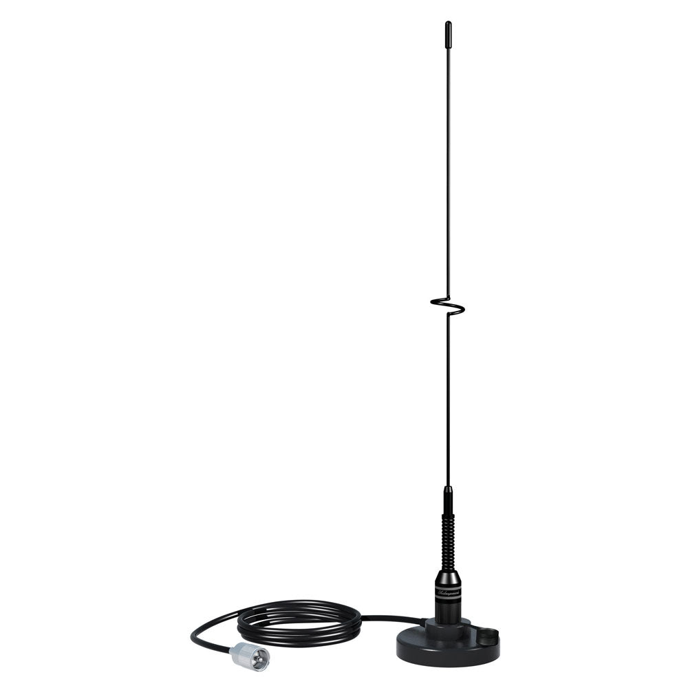Shakespeare VHF 19 5218 Black SS Whip Antenna Magnetic Mount 5218