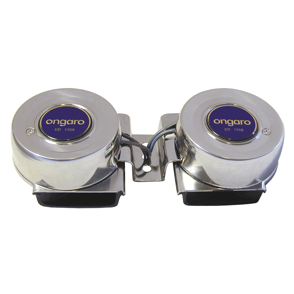Schmitt Marine AllStainless Mini Compact Twin Horn 12V 10002