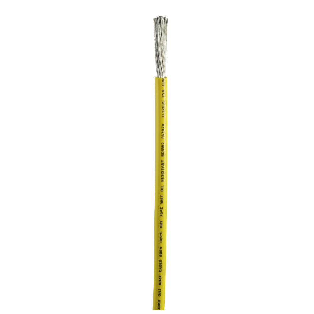Ancor Yellow 4 AWG Battery Cable Sold By The Foot 1139FT