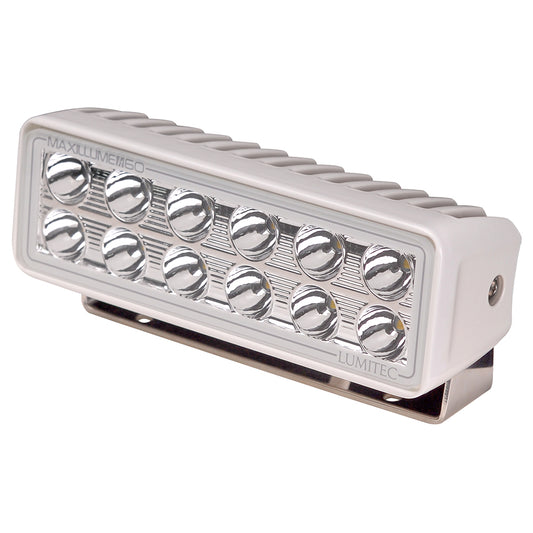 Lumitec Maxillume h60 Trunnion Mount Flood Light White Dimming White Housing 101334