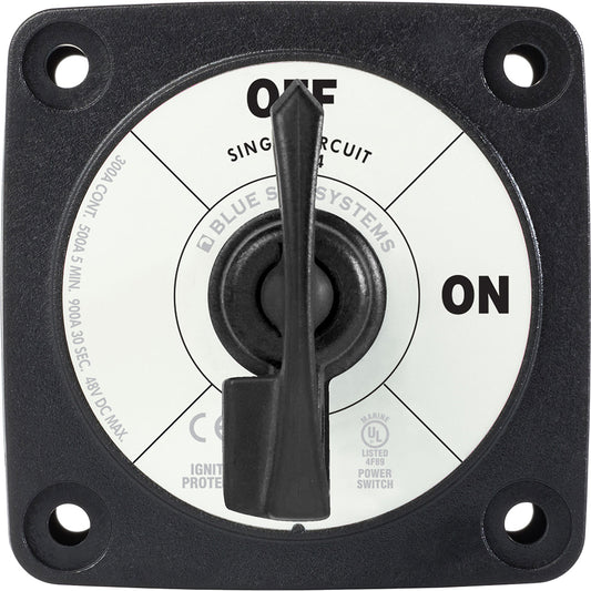 Blue Sea 6004200 Single Circuit ONOFF wLocking Key Black 6004200