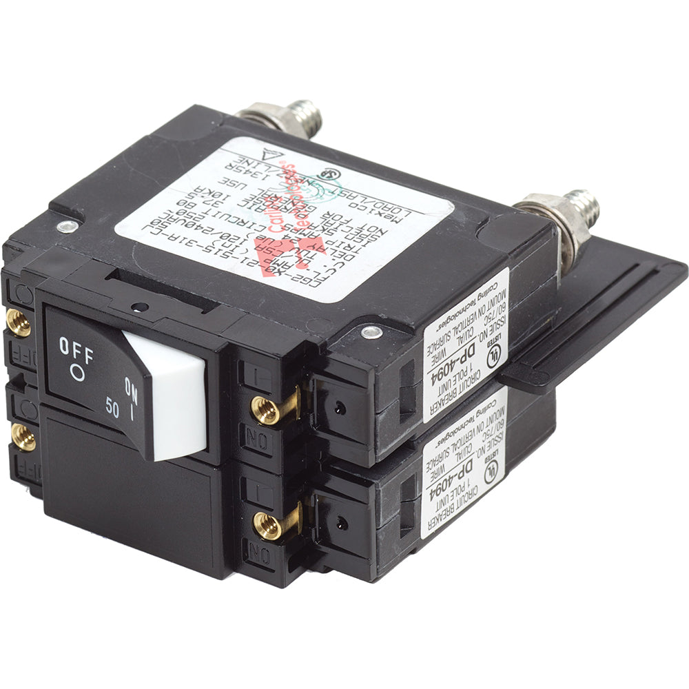 Blue Sea 7467 UL489 Circuit Breaker 50A Raised Rocker 7467