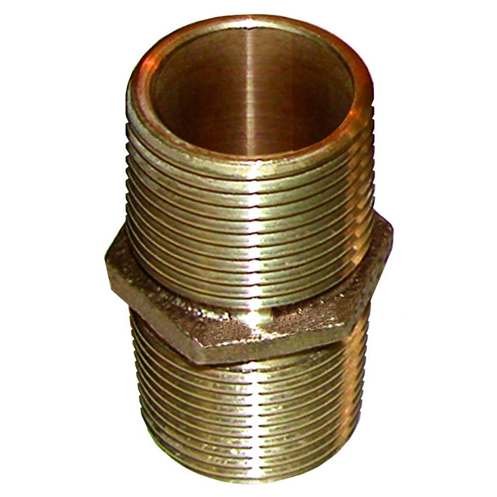 GROCO Bronze Pipe Nipple 2 NPT PN2000