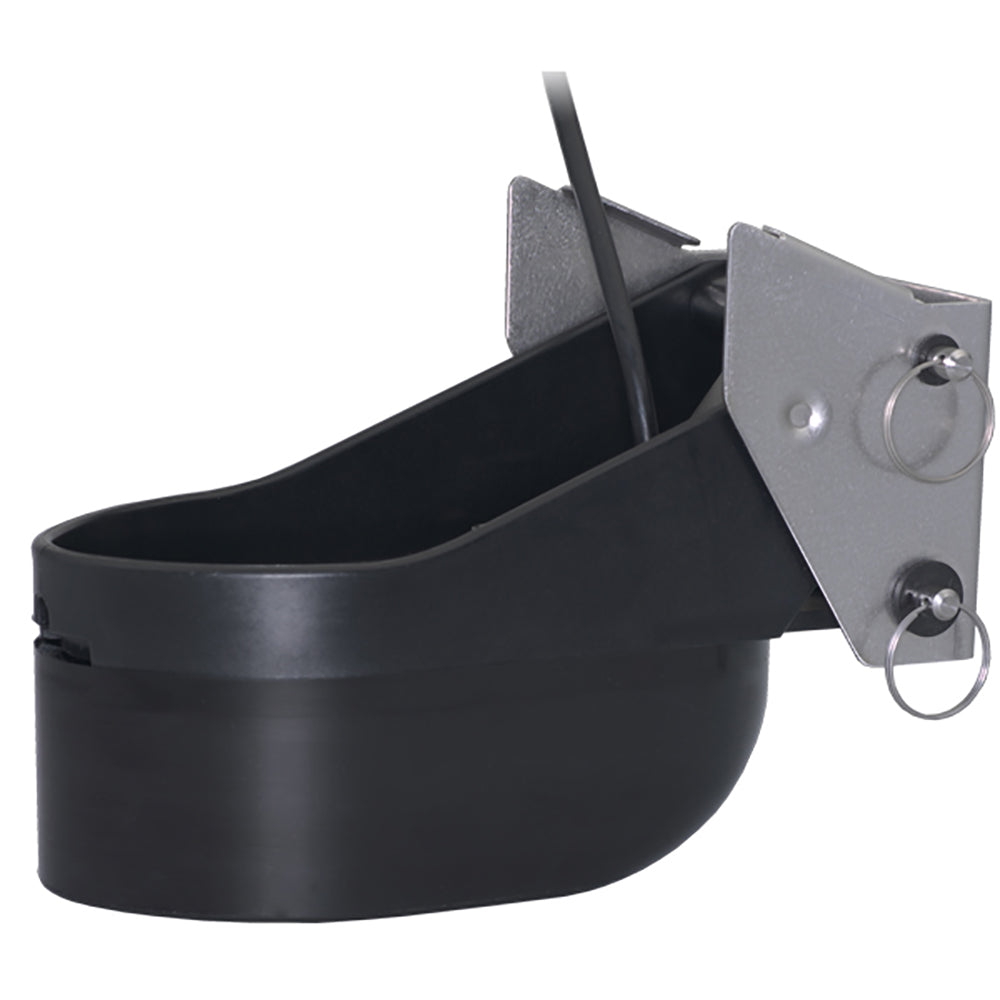 Furuno TM185M MediumFrequency CHIRP Transducer wTemperature Urethane Transom Mount wStainless Bracket TM185M