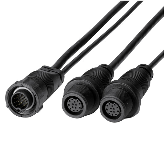 Humminbird 14 M ID SIDB Y SOLIXAPEX Side Imaging 2D Splitter Cable 7201111
