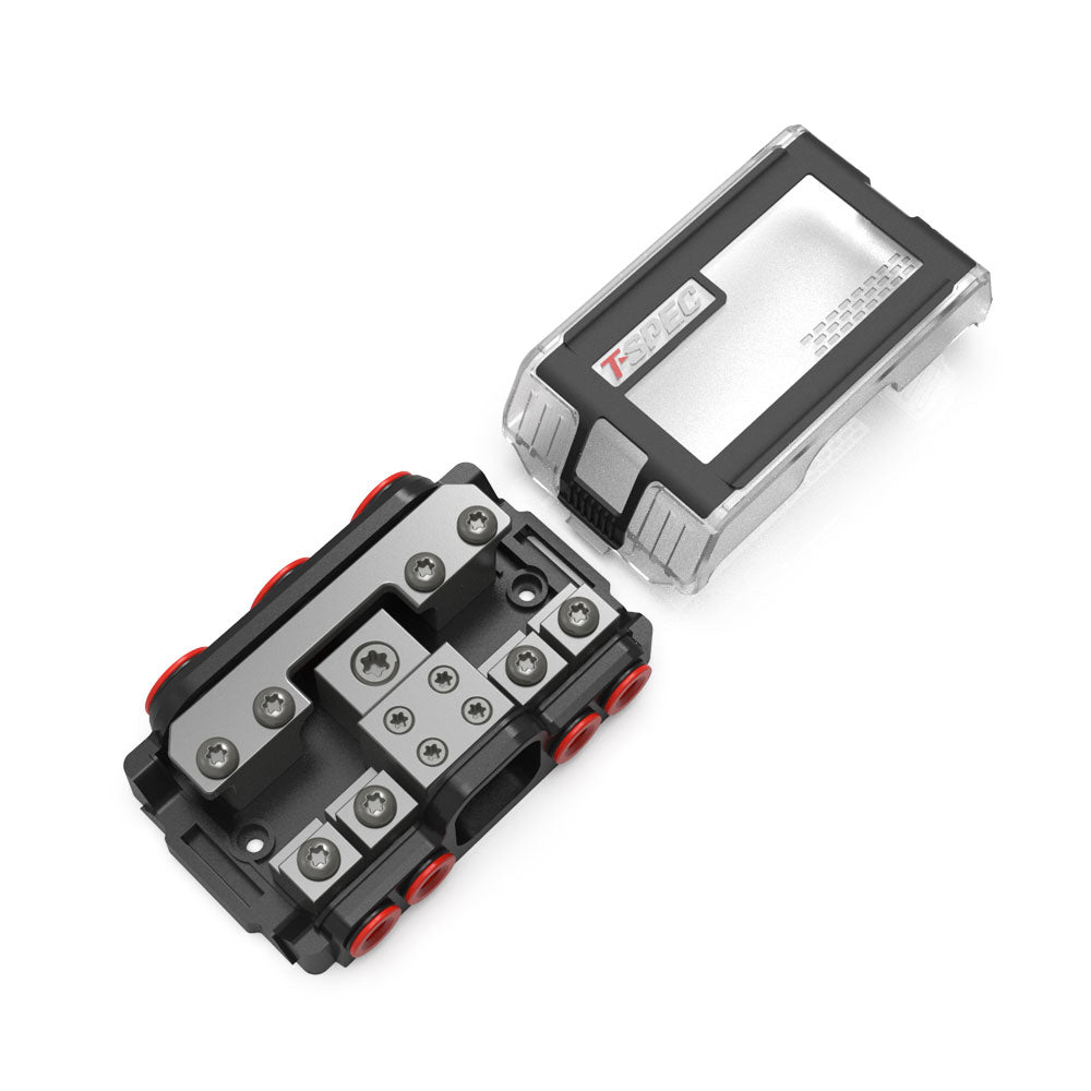 TSpec VPNB4 MANL 4 Position AllInOne Distribution Block wCover VPNB4