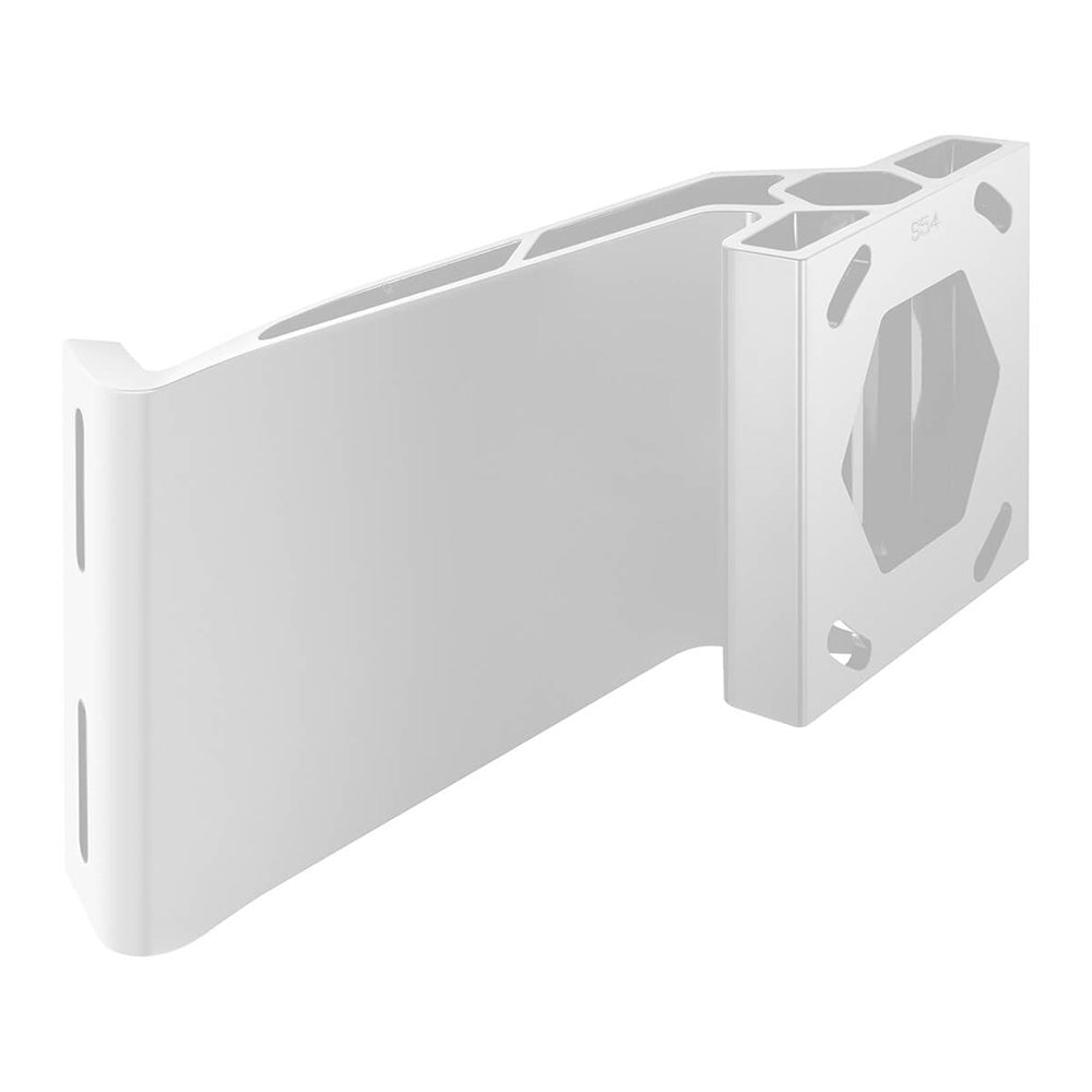 Minn Kota Raptor Jack Plate Adapter Bracket Starboard 5 Setback 4 Rise White 1810382