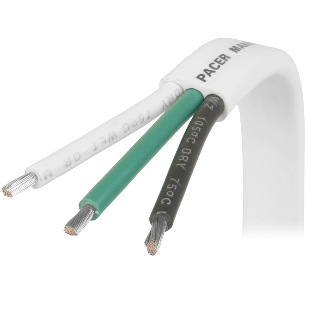 Pacer 143 AWG Triplex Cable BlackGreenWhite 250 W143250