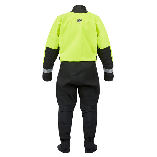 Mustang MSD576 Water Rescue Dry Suit Fluorescent Yellow GreenBlack Medium MSD57602251M101