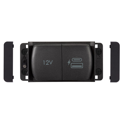 Scanstrut Flip Pro Multi  Dual USBC  12V Power Socket SCMULTIF1