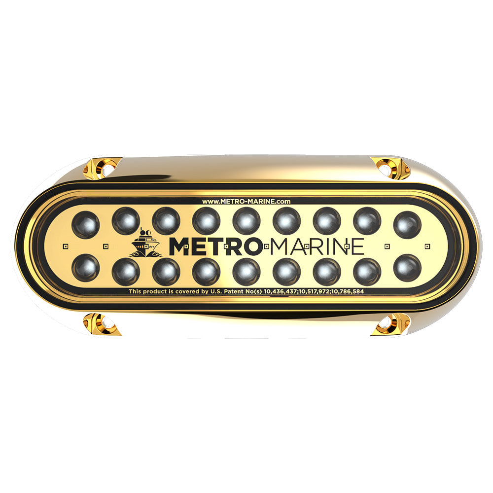 Metro Marine HighOutput Elongated Underwater Light wIntelligent Monochromatic LEDs  Aqua 45 Beam FBME1HA345