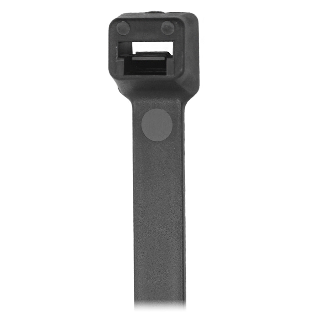 Pacer 6 Cable Tie  Black  3040lb Tensile Strength  15 Bundle Diameter  100 Piece Bag CT15I100BK