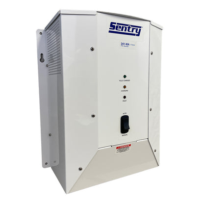 Sentry Marine Battery Charger 115230V Input 24VDC  40A  3Bank SFR24403X