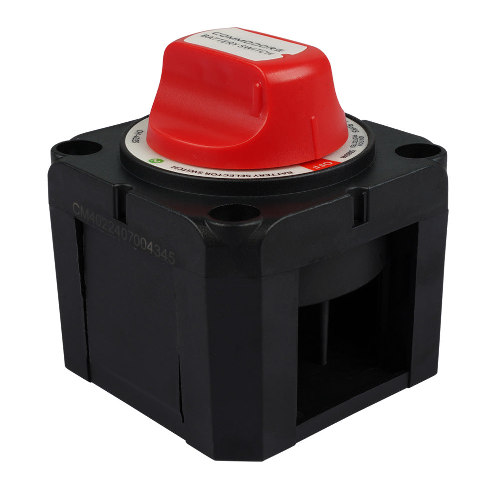 Commodore 4Position Compact Dual Battery Selector Switch CM402S