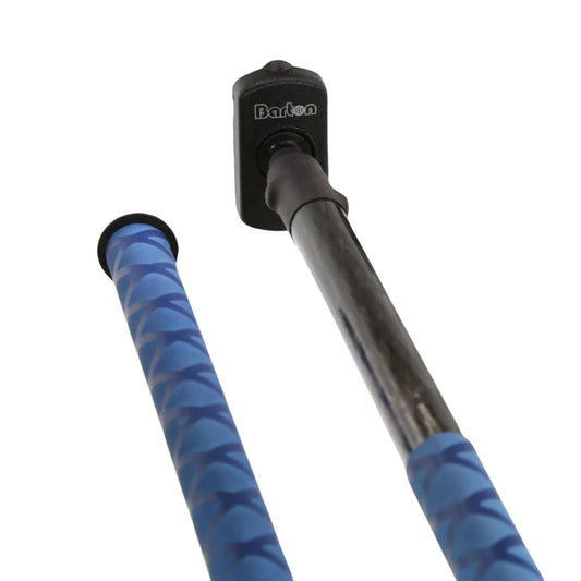 Barton Tiller Extension 1000mm Carbon Fiber  Blue Soft Grip 43506