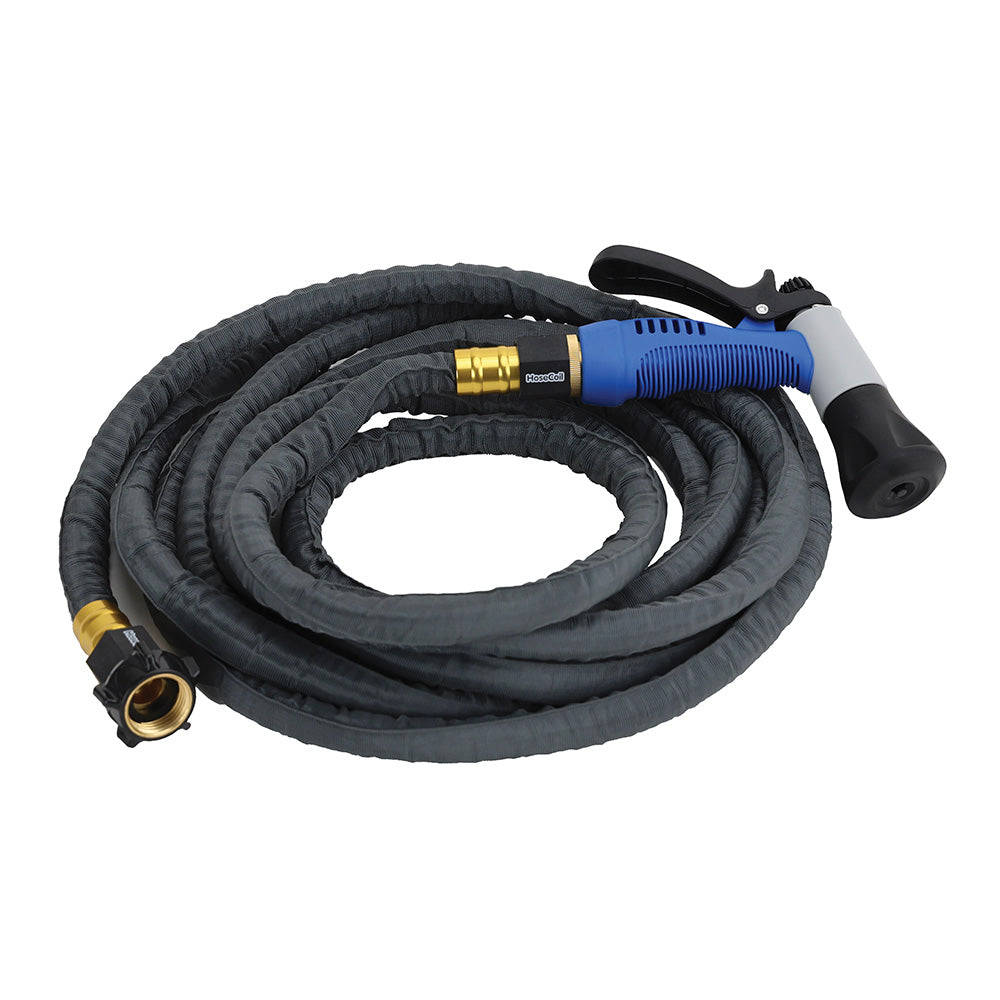 HoseCoil 20 Stainless Steel PRO Hose Kit wBoat Bumper Plastic Body Nozzle SSP20K