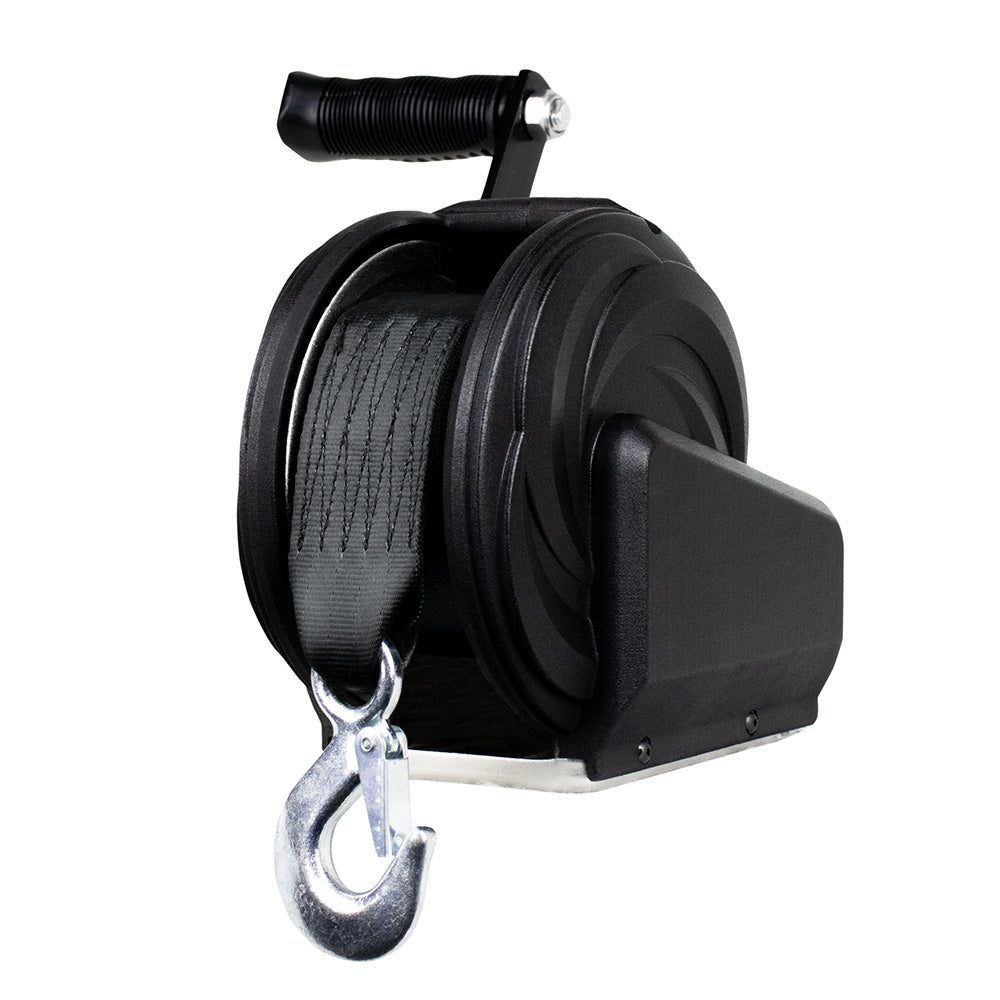 Powerwinch Select Series Winch 800lb 6 Crank Arm  Carbon Black 21400W08006BR