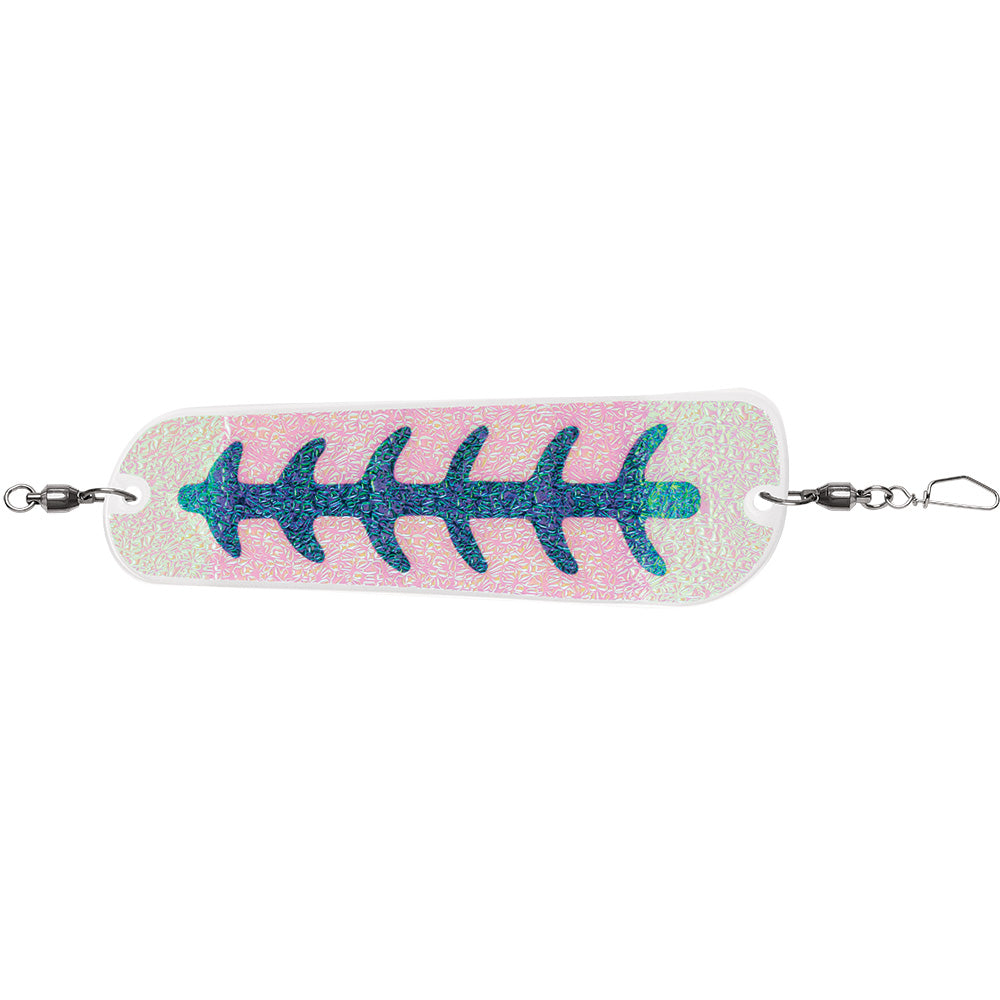 LuhrJensen Money Roll Flasher  814  Pearl Blue Skeleton 58600081760