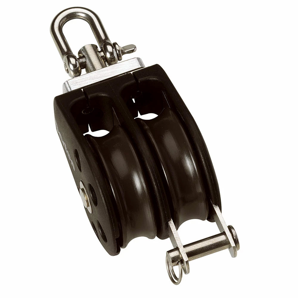 Barton Size 5 54mm Plain Bearing Pulley Block Double Swivel  Becket N05231