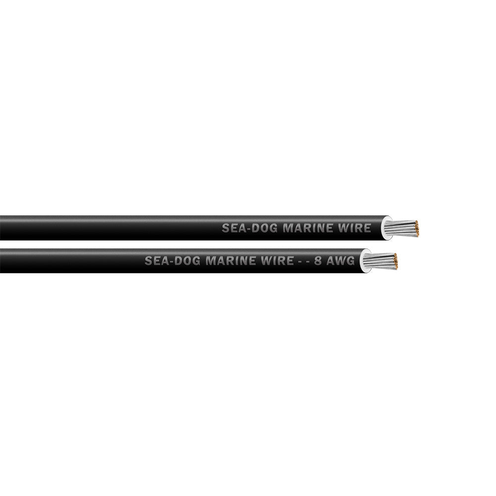 SeaDog 8 AWG Black Primary Wire  50 8008011