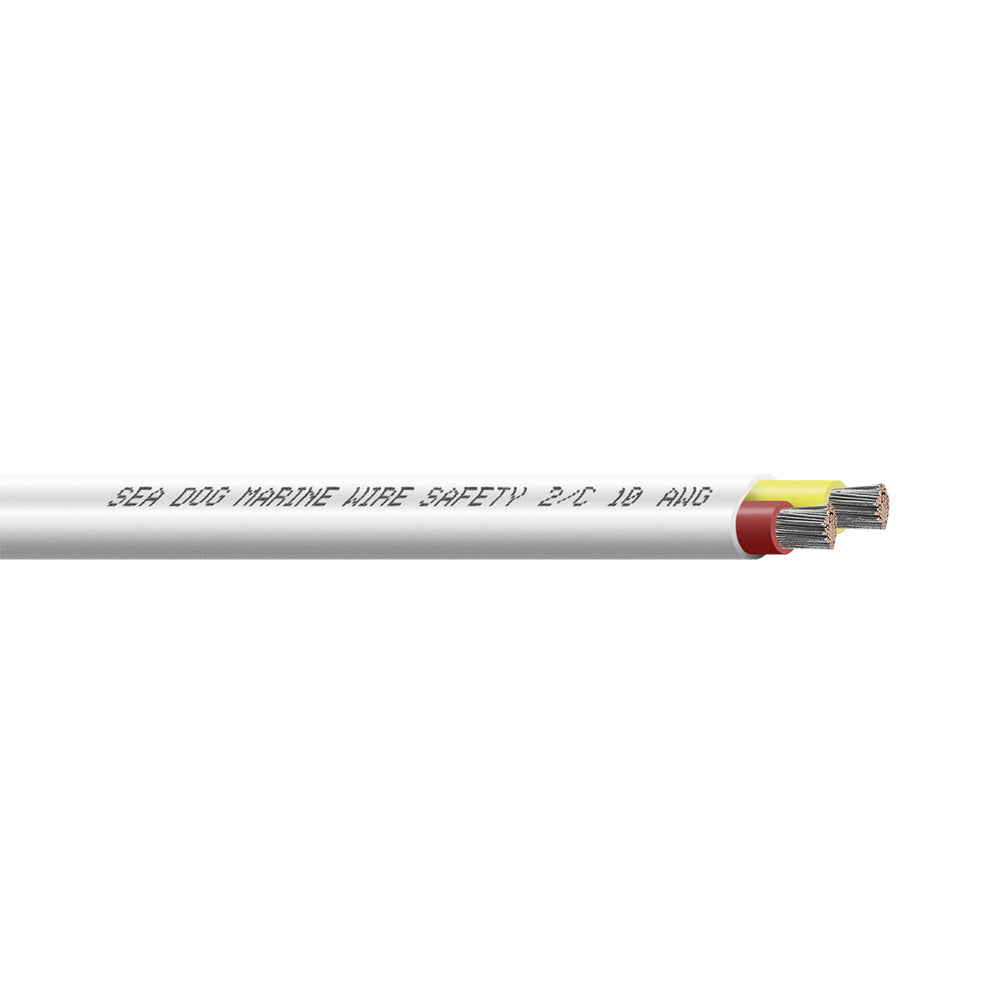 SeaDog 102 AWG Flat Duplex Safety Wire  RedYellow  800 8010228