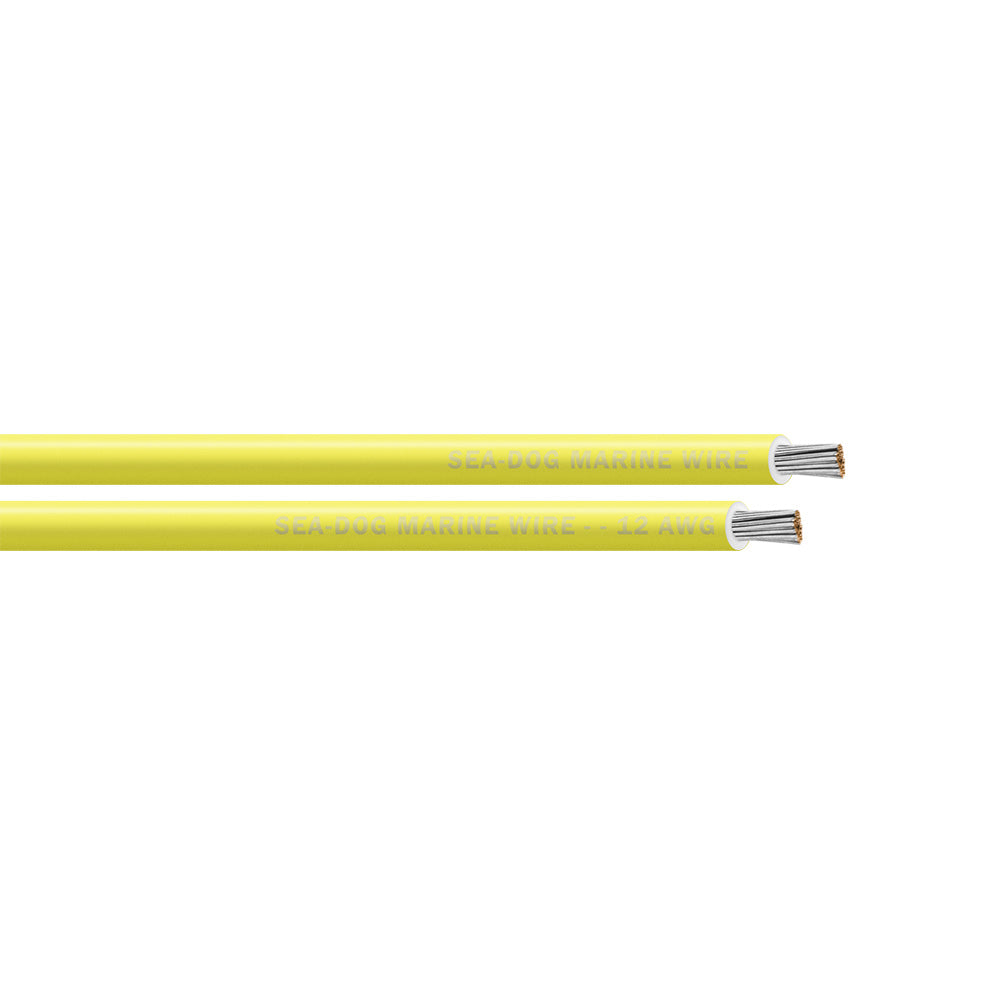 SeaDog 12 AWG Yellow Primary Wire  25 8012030