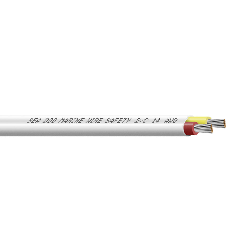 SeaDog 142 AWG Flat Duplex Safety Wire  RedYellow  500 8014227