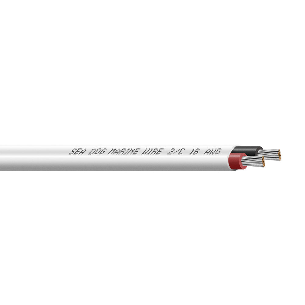 SeaDog 162 AWG Flat Duplex Wire  RedBlack  250 8016204