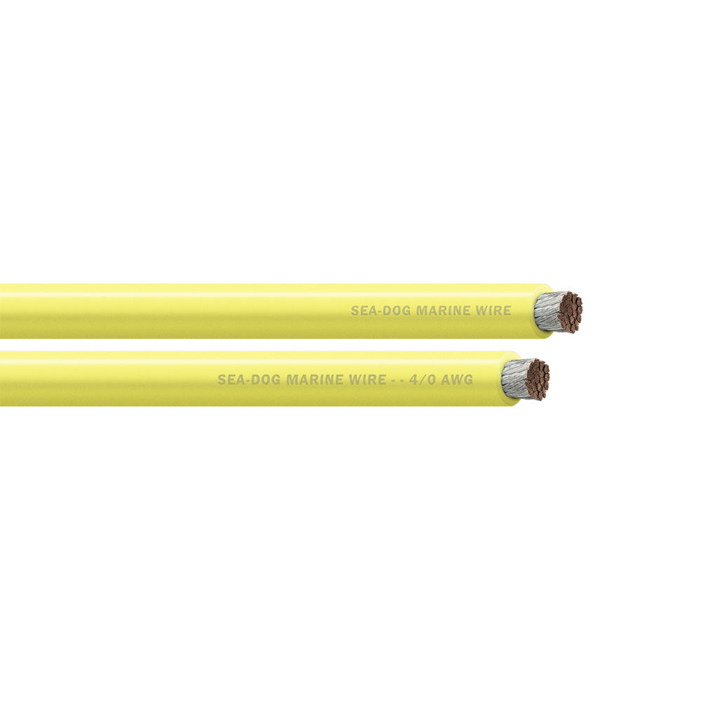 SeaDog 40 AWG Yellow Battery Cable  25 8041030
