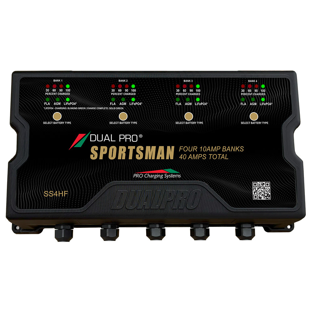 Dual Pro Sportsman HF High Frequency Battery Charger 40A  4 Bank SS4HF