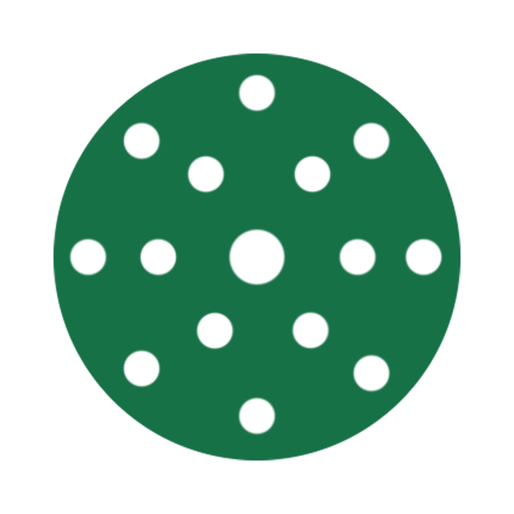 RUPES PROCUT Film Abrasive Discs 150mm 6  15 Holes  P320 Grit Box of 50pcs 945FD320