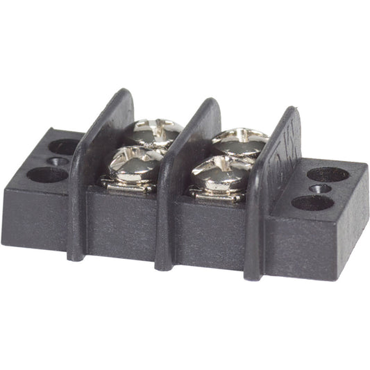 Blue Sea 2402 Terminal Black 20AMP  2 Circuit 2402
