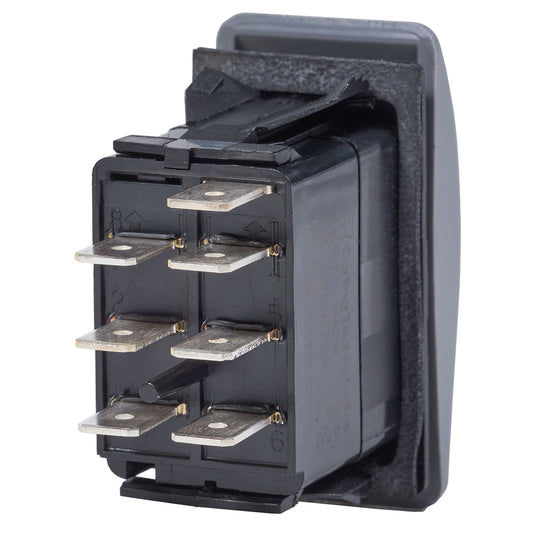 Blue Sea 8221 Water Resistant Contura III Switch  ONOFFON  Grey 8221