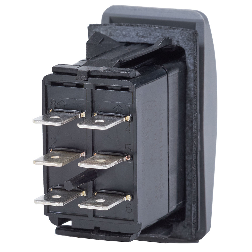 Blue Sea 8222 Water Resistant Contura III Switch  ONOFFON  Grey 8222