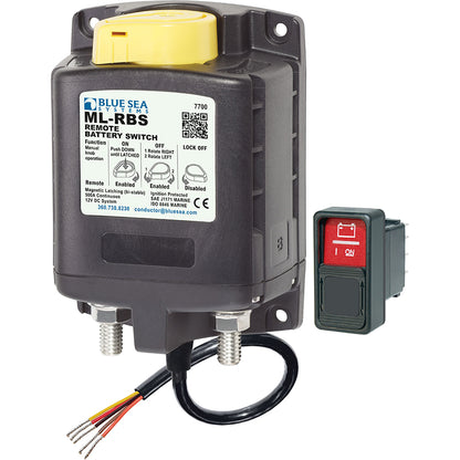Blue Sea  7700 MLSeries Remote Battery Switch wManual Control 12VDC 7700