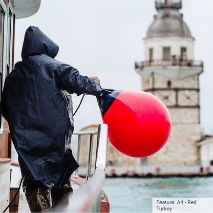 Polyform A4 Buoy 205 Diameter  Red A4 RED